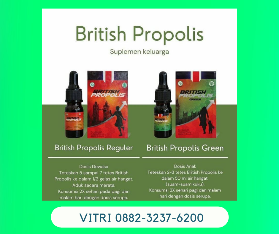 Jual British Propolis Original -paket British Propolis Ippho Di Mamasa Sulawesi Barat Wa Hp: 088 2323 76200
