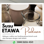 Produsen Susu Kambing Etawa Original Bp. Firman Hub: 0888-0606-4041 Pulau Taliabu Maluku Utara